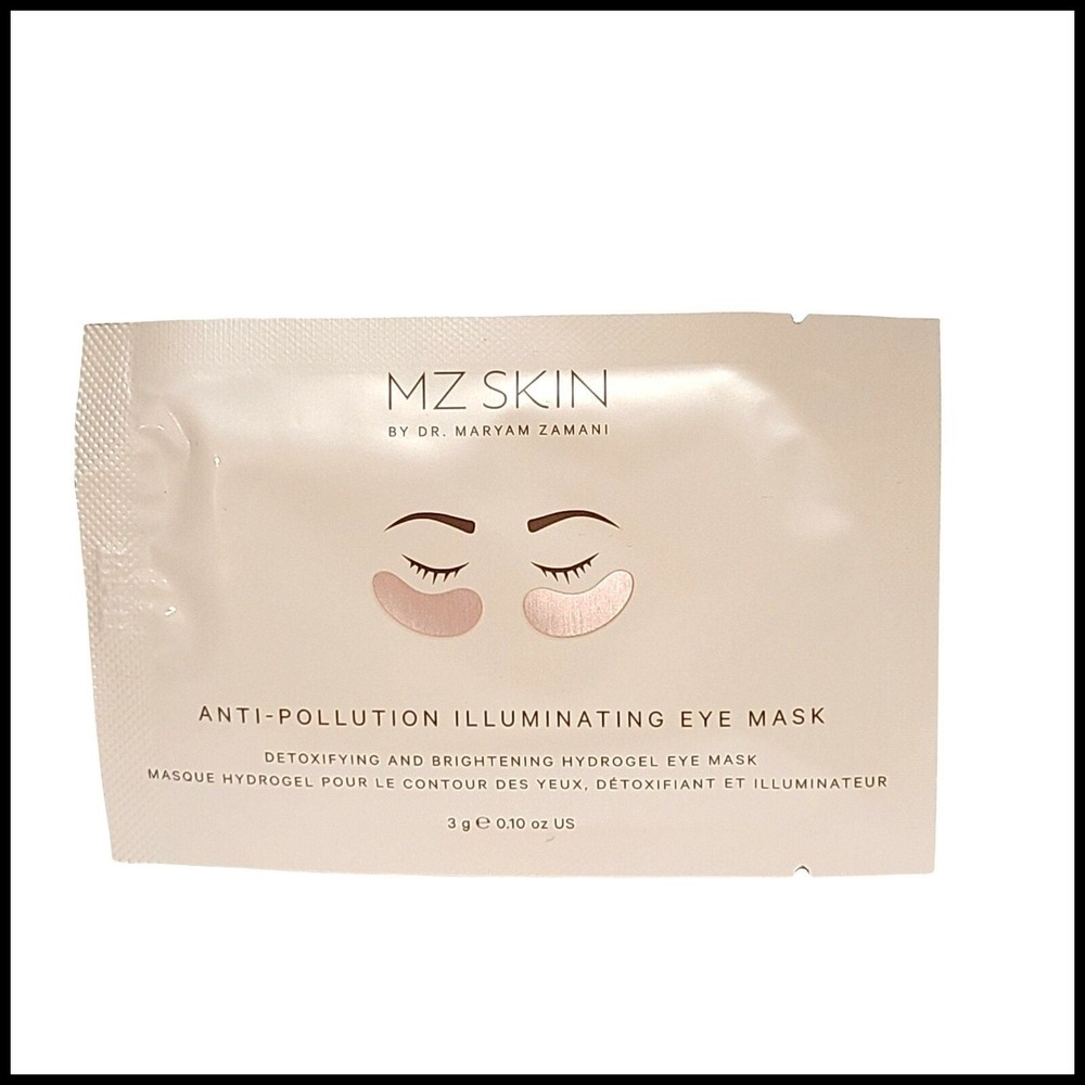 MZ SKIN Anti-Pollution Illuminating Hydrogel Eye‎ Mask 1 Pair New